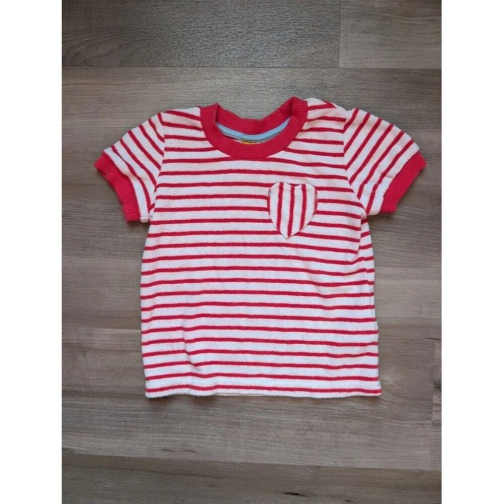 Mini Boden Terry Striped Short Sleeve Tee, 4-5Y (U1)